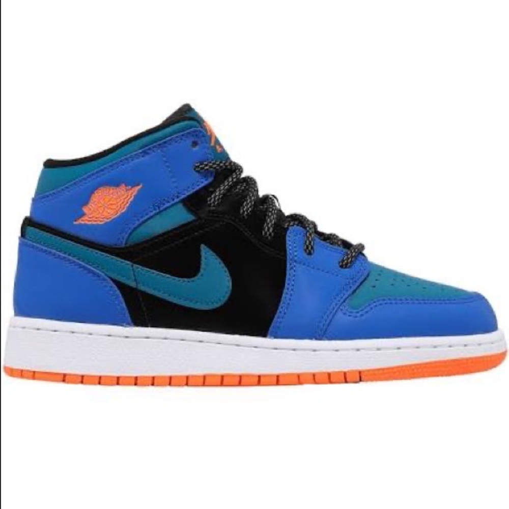 AIR JORDAN 1 MID GS 'RACER BLUE'